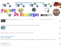 Tablet Screenshot of paginasdescargas.blogspot.com