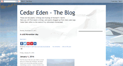 Desktop Screenshot of cedareden.blogspot.com