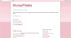 Desktop Screenshot of munaypilates.blogspot.com