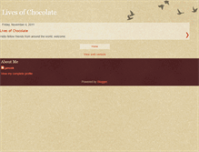 Tablet Screenshot of livesofchocolate.blogspot.com