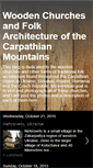 Mobile Screenshot of carpathianwoodenchurches.blogspot.com