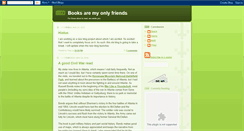 Desktop Screenshot of booksaremyonlyfriends.blogspot.com