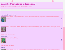 Tablet Screenshot of cantinhopedagogicoeducacional.blogspot.com
