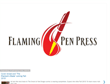 Tablet Screenshot of flamingpenpress.blogspot.com