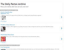 Tablet Screenshot of dollypartonarchive.blogspot.com
