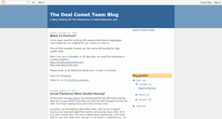Desktop Screenshot of dealcomet.blogspot.com