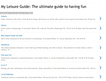 Tablet Screenshot of myleisureguide.blogspot.com