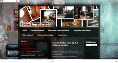 Desktop Screenshot of bekesingatlanok.blogspot.com