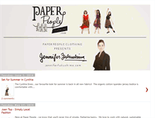 Tablet Screenshot of paperpeopleclothing.blogspot.com
