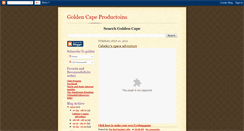 Desktop Screenshot of goldencape.blogspot.com