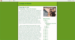 Desktop Screenshot of lumpyinkorea.blogspot.com