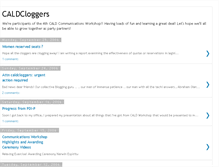 Tablet Screenshot of caldcloggers.blogspot.com