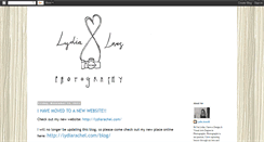 Desktop Screenshot of lydiaarnold.blogspot.com