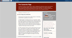 Desktop Screenshot of cassandra2004.blogspot.com