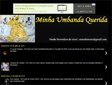 Tablet Screenshot of minhaumbandaquerida.blogspot.com