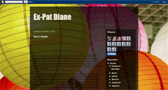 Desktop Screenshot of expatdiane.blogspot.com