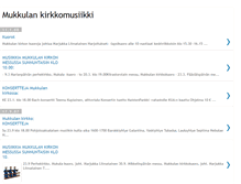 Tablet Screenshot of mukkulan-kirkkomusiikki.blogspot.com