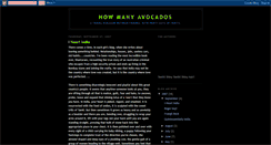 Desktop Screenshot of howmanyavocados.blogspot.com