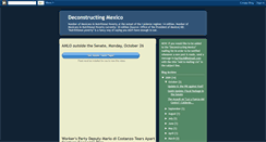 Desktop Screenshot of deconstructingmexico.blogspot.com
