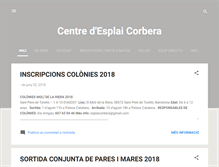 Tablet Screenshot of esplaicorbera.blogspot.com