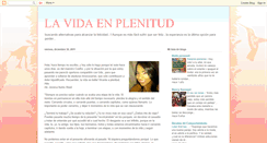Desktop Screenshot of lavidaenplenitud.blogspot.com