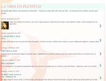 Tablet Screenshot of lavidaenplenitud.blogspot.com