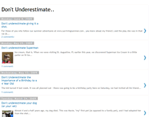 Tablet Screenshot of dontunderestimate.blogspot.com