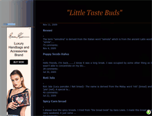 Tablet Screenshot of littletastebuds.blogspot.com