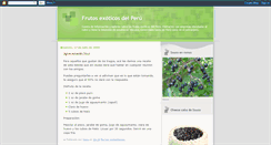 Desktop Screenshot of frutoexoticosperu.blogspot.com