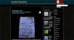 Desktop Screenshot of latestgraffiti2011.blogspot.com