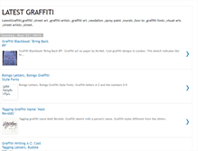 Tablet Screenshot of latestgraffiti2011.blogspot.com