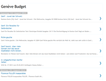 Tablet Screenshot of genevebudget.blogspot.com
