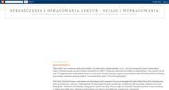Desktop Screenshot of matura-z-polskiego.blogspot.com