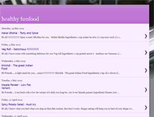 Tablet Screenshot of healthyfunfood.blogspot.com