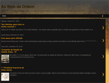 Tablet Screenshot of aobemdaordem.blogspot.com