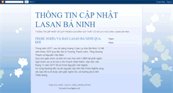 Desktop Screenshot of lasanbaninh.blogspot.com