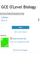 Mobile Screenshot of olevelbiology.blogspot.com