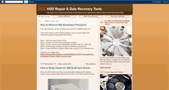 Desktop Screenshot of diskrepairandrecovery.blogspot.com