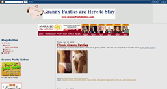 Desktop Screenshot of granny-panties.blogspot.com