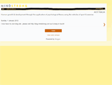 Tablet Screenshot of mindstrong-aus.blogspot.com