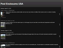 Tablet Screenshot of poolenclosuresusa.blogspot.com