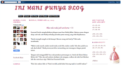 Desktop Screenshot of inihanipunyablog.blogspot.com