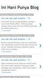 Mobile Screenshot of inihanipunyablog.blogspot.com