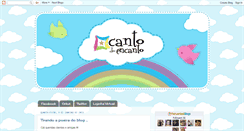 Desktop Screenshot of cantodoencantolembrancas.blogspot.com