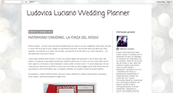 Desktop Screenshot of ludovicalucianoweddingplanner.blogspot.com