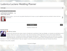 Tablet Screenshot of ludovicalucianoweddingplanner.blogspot.com