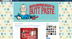 Desktop Screenshot of boudreauxsbuttpaste.blogspot.com