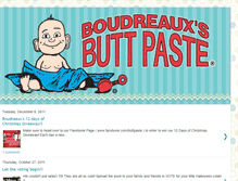 Tablet Screenshot of boudreauxsbuttpaste.blogspot.com