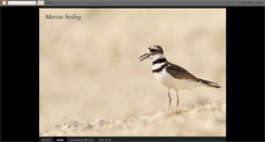 Desktop Screenshot of martinsbirding.blogspot.com