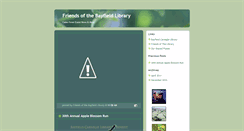 Desktop Screenshot of bayfieldfriends.blogspot.com